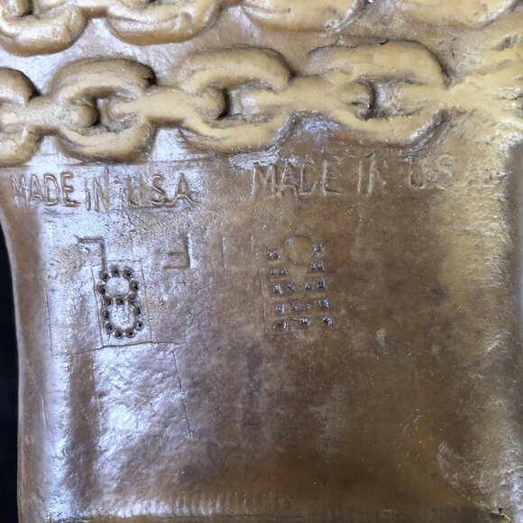 LL Bean Maine Hunting Shoe Boots Mens Size 8 Tan Brown Leather Duck Made USA - Picture 9 of 16